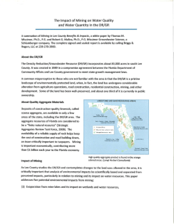 Mining Impact on Water Quality