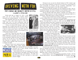 fdr`s courage and ingenuity inspire us still