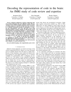 Decoding the representation of code in the brain: An