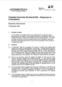 Culpable Homicide (Scotland) Bill