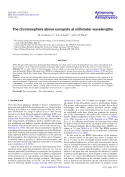 The chromosphere above sunspots at millimeter wavelengths