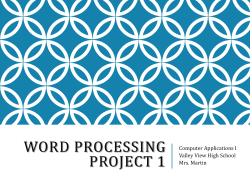 Microsoft Word - Mrs. Martin - Valley View