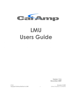 LMU Users Guide