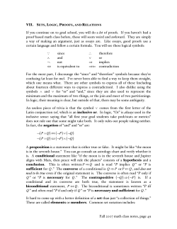 Logic, set notation, and proofs