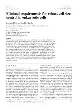 Robustness of cell size control