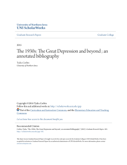 The 1930s: The Great Depression and beyond