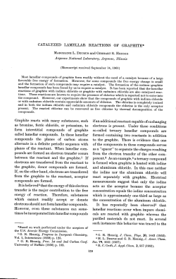 Catalyzed lamellar reactions of graphite