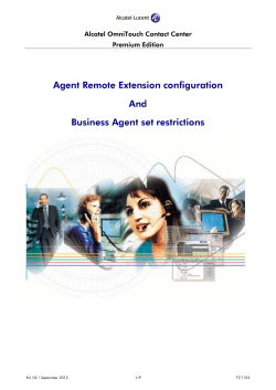 TC1153en_Agent Remote Extension configuration and Business