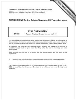 9701 chemistry - PastPapers.Co