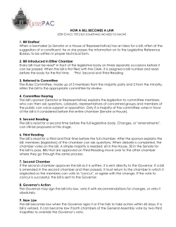 How a Bill Becomes Law - ANA