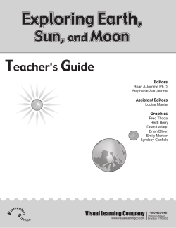 Exploring Earth, Sun, and Moon