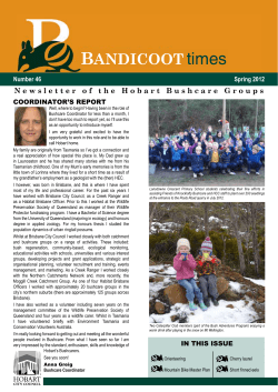 BANDICOOTtimes - City of Hobart