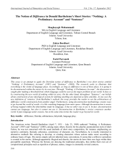 Full Text - International Journal of Humanities and Social Science