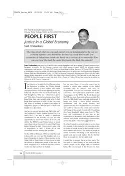 PEOPLE FIRST