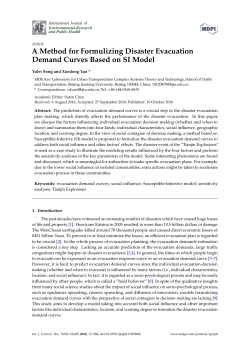 A Method for Formulizing Disaster Evacuation Demand Curves