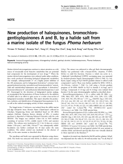 New production of haloquinones