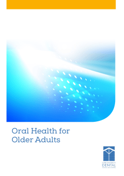 Oral Health for Older Adults