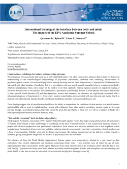 here - European Psychiatric Association