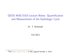 Colorado River - The University of Texas at Dallas