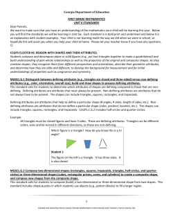 Unit 6 - Georgia Standards