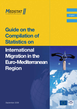Guide on the Compilation of Statistics on International Migration in