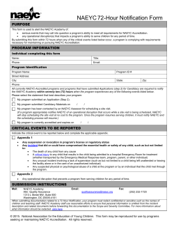 72-Hour Notification Form