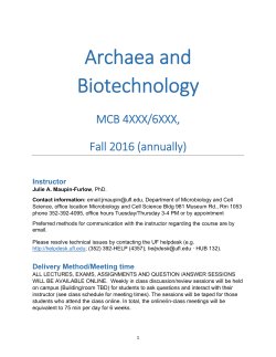Archaea and Biotechnology