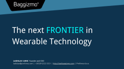 The next FRONTIER in Wearable Technology