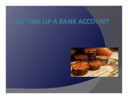 how to open a bank account