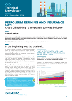 Petroleum Refining and Insurance part I