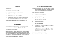 Five Period Folk Dances - Voyageur Brigade Society