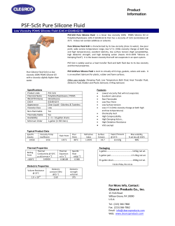 PSF-5cSt Pure Silicone Fluid