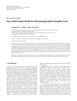 Fuzzy Risk Graph Model for Determining Safety Integrity Level