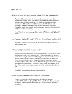AlphaLISA - Frequently Asked Questions