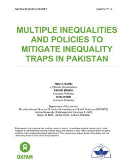 Multiple Inequalities and Policies to Mitigate Inequality Traps in