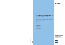 R-10-61 Quantitative assessment of deep gas migration in