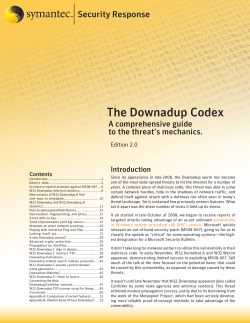 The Downadup Codex