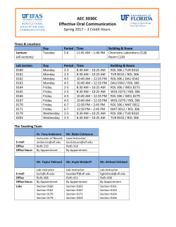 ! AEC!3030C! !Effective!Oral!Communication!