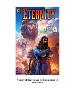 A study of Heaven and Hell from Luke 16