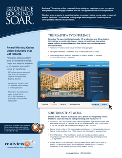 Hospitality Virtual Tours Overview