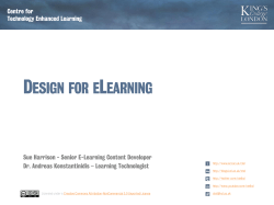 design for elearning
