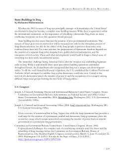 State-Building in Iraq