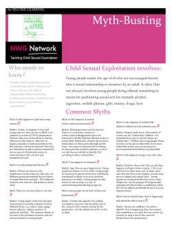 Myth busting fact-sheet