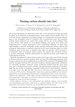 synthetic fuels - No Carbon Nation