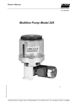 Multiline Pump Model 205