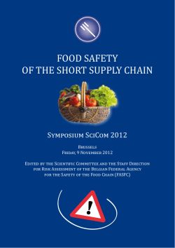 Food safety of the short supply chain