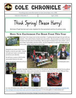 Think Spring! Please Hurry!