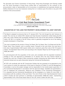 Acquisition of the Land for Property Development via
