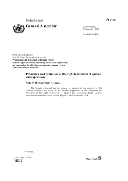 2012 Full report - Universidad de Palermo