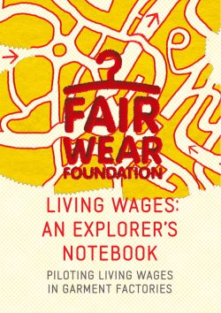 living wages: an explorer`s notebook